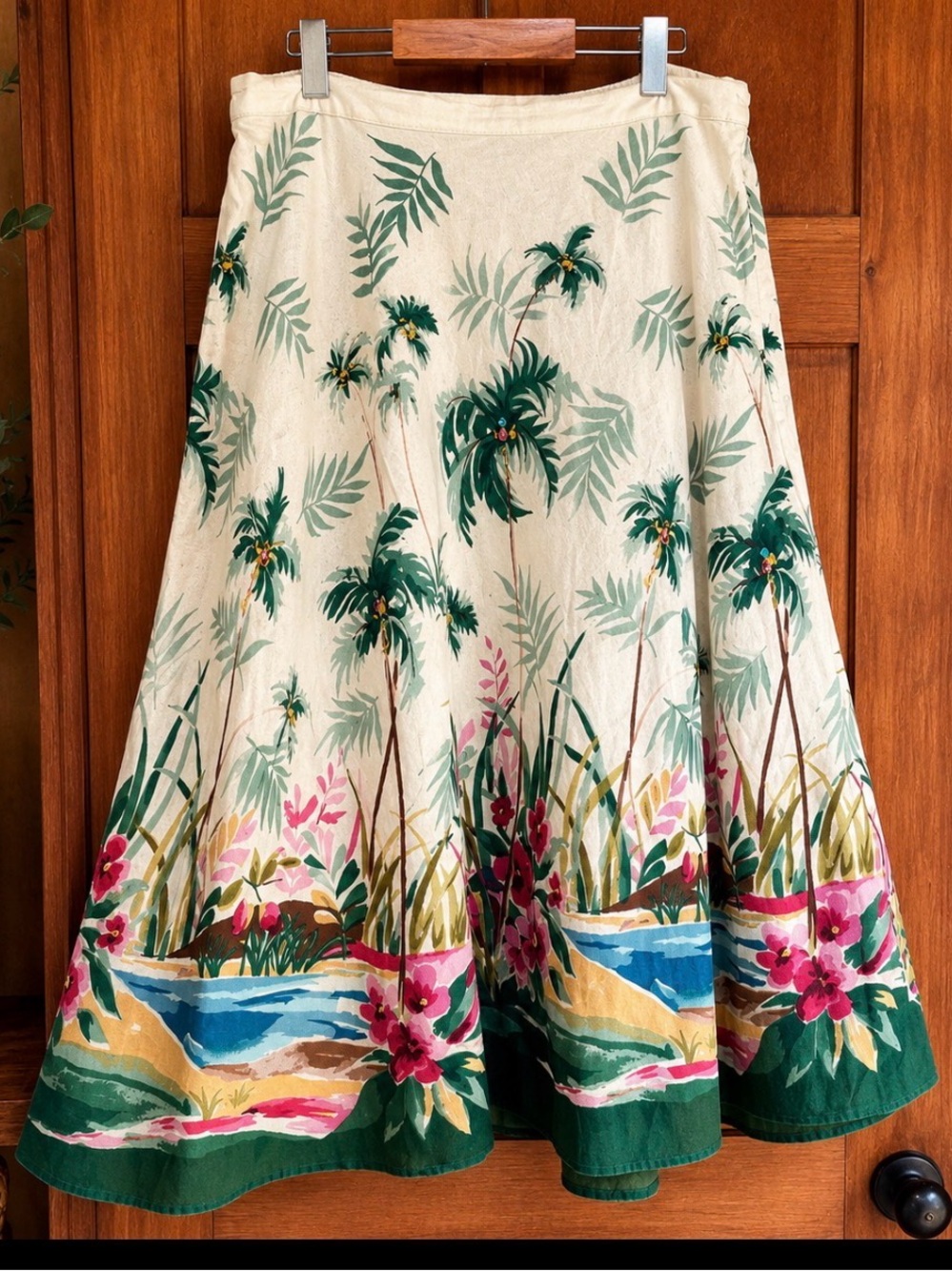 Vintage Koret 100% Cotton Playful Boho Skirt